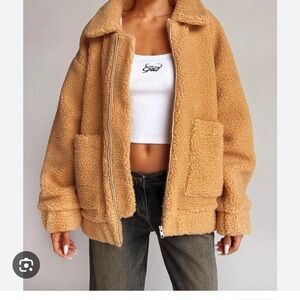 I.AM.GIA Oversized Teddy Sherpa Jacket Size XS